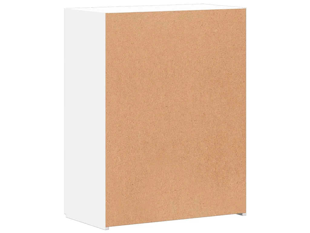 Archiefkast 60x32x77,5 cm bewerkt hout wit