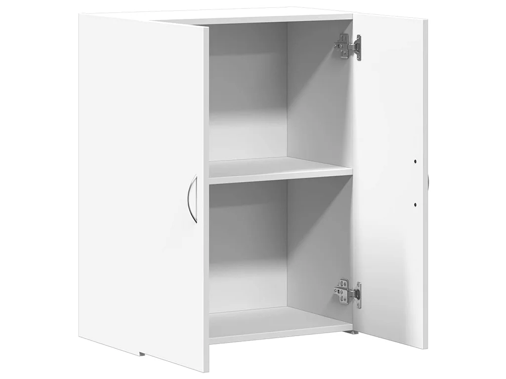 Archiefkast 60x32x77,5 cm bewerkt hout wit