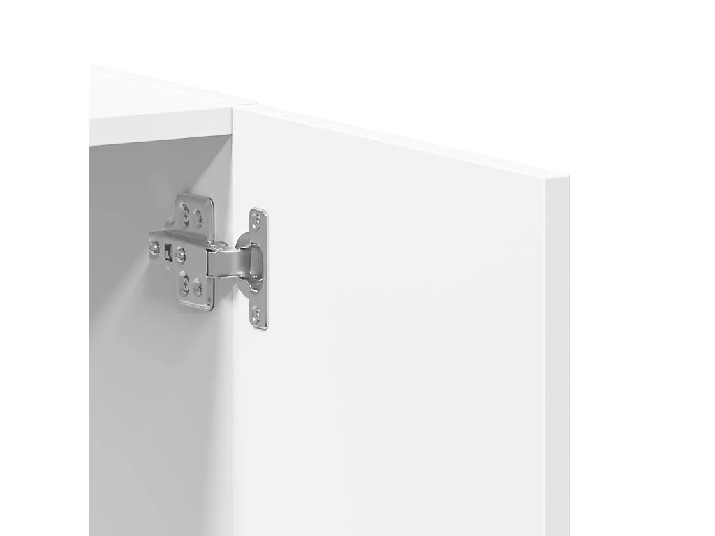 Archiefkast 60x32x77,5 cm bewerkt hout wit