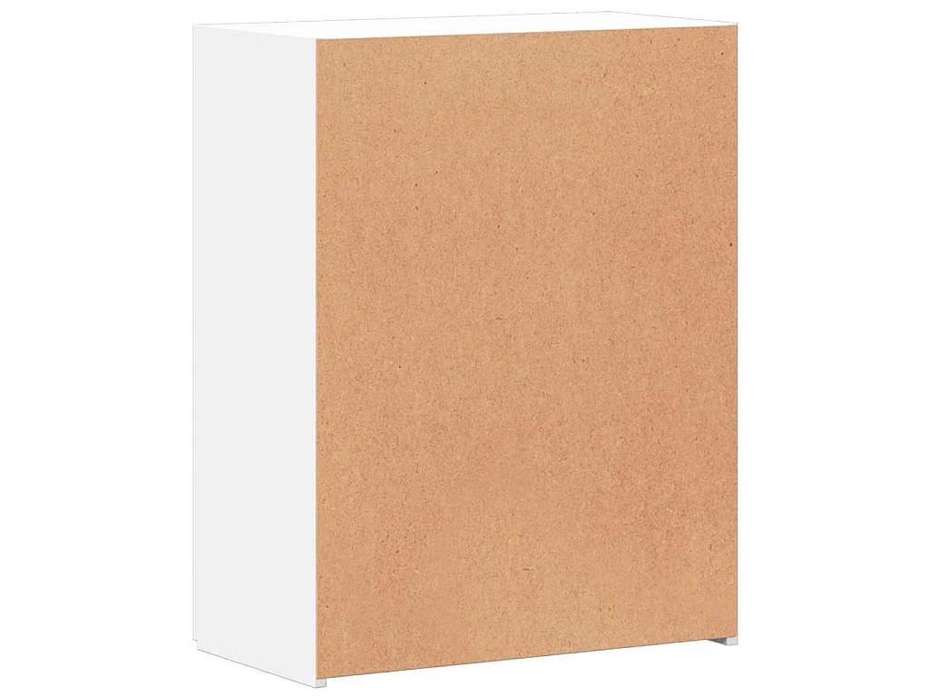 Armario archivador madera de ingeniería blanco 60x32x77,5 cm