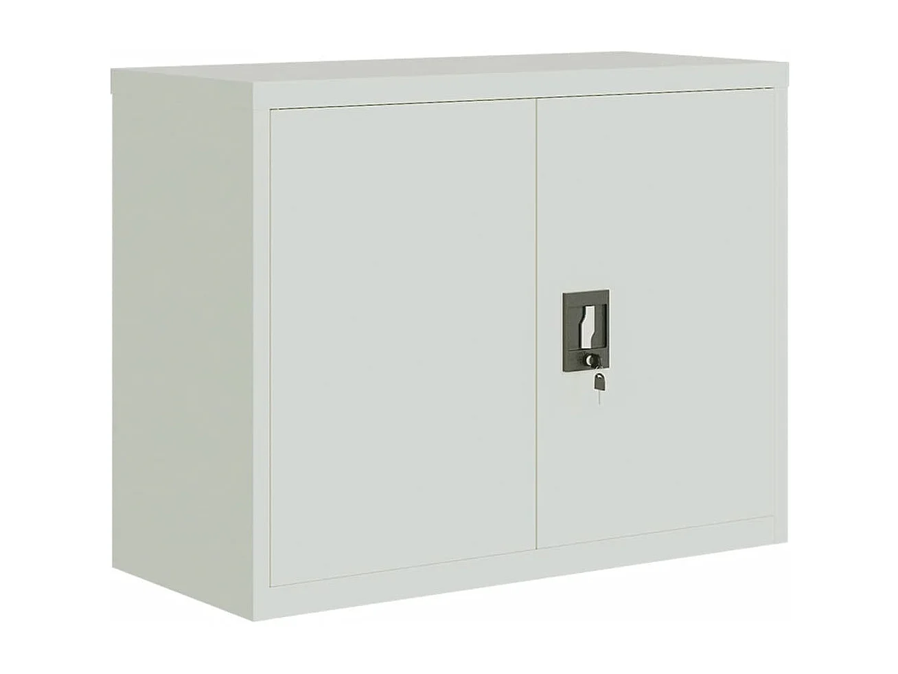 Armadio Classificatore Grigio Chiaro 90x40x70 cm in Acciaio