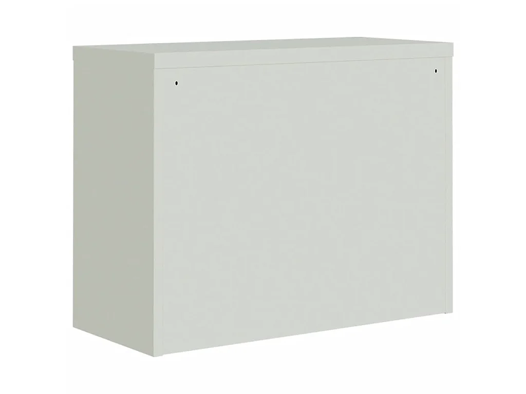Classeur gris clair 90x40x70 cm acier