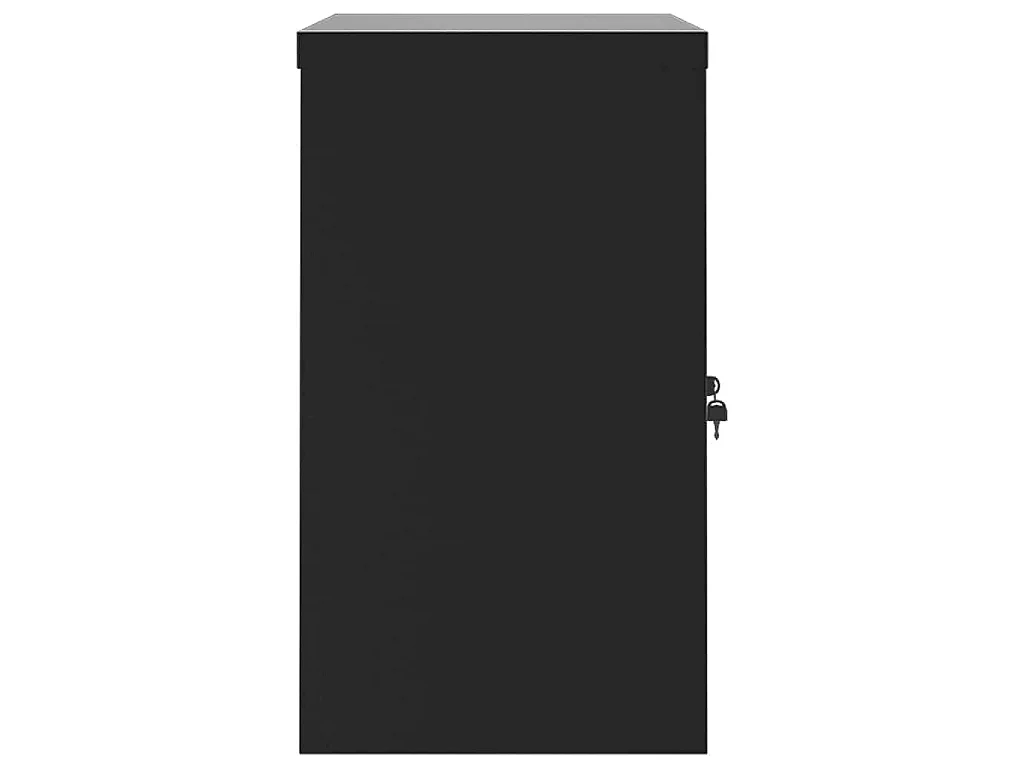 Classeur noir 90x40x70 cm acier