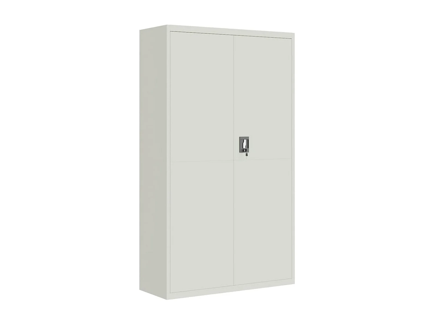 Classeur gris clair 105x40x180 cm acier