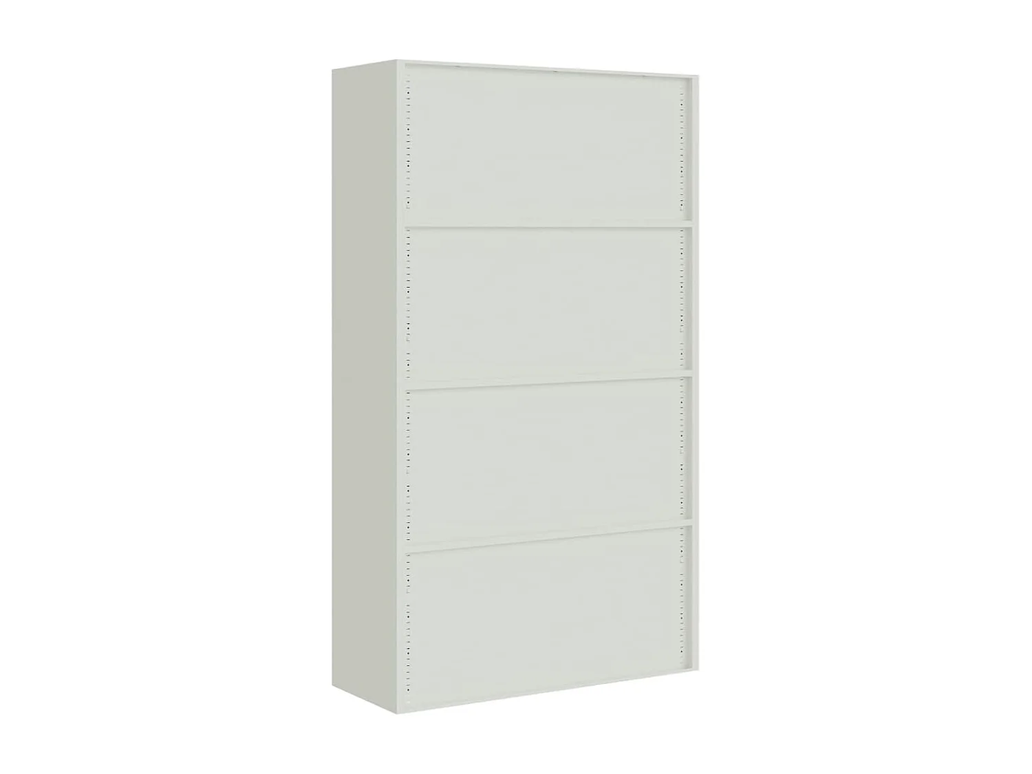 Classeur gris clair 105x40x180 cm acier