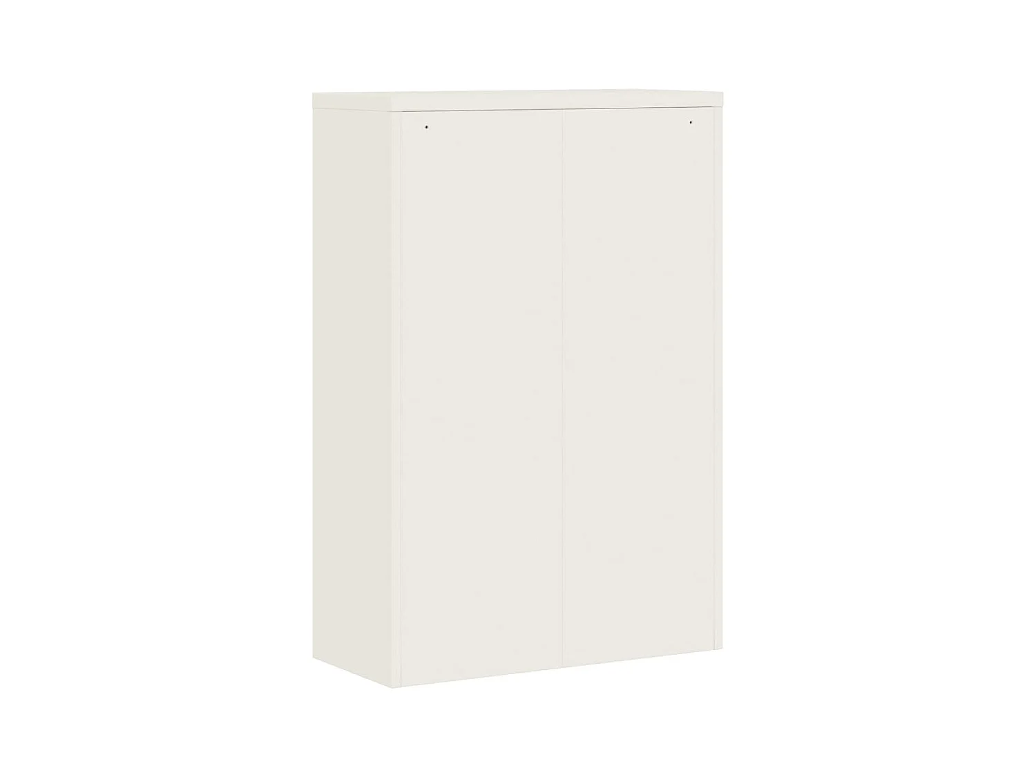 Aktenschrank Weiß 90x40x140 cm Stahl