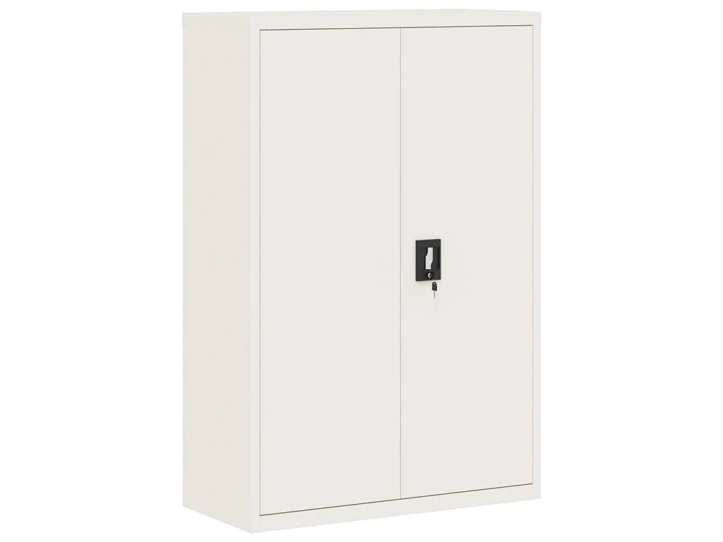 Classeur blanc 90x40x140 cm acier