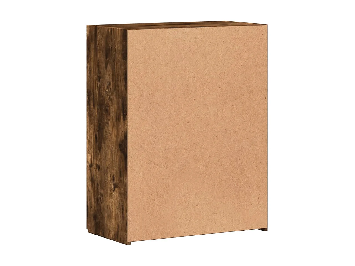 Schedario Rovere Fumo 60x32x77,5 cm in Legno Multistrato