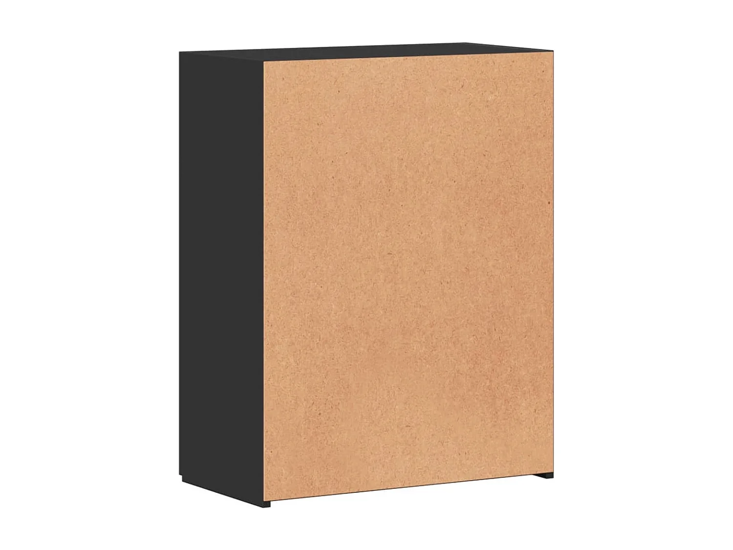 Archiefkast 60x32x77,5 cm bewerkt hout zwart