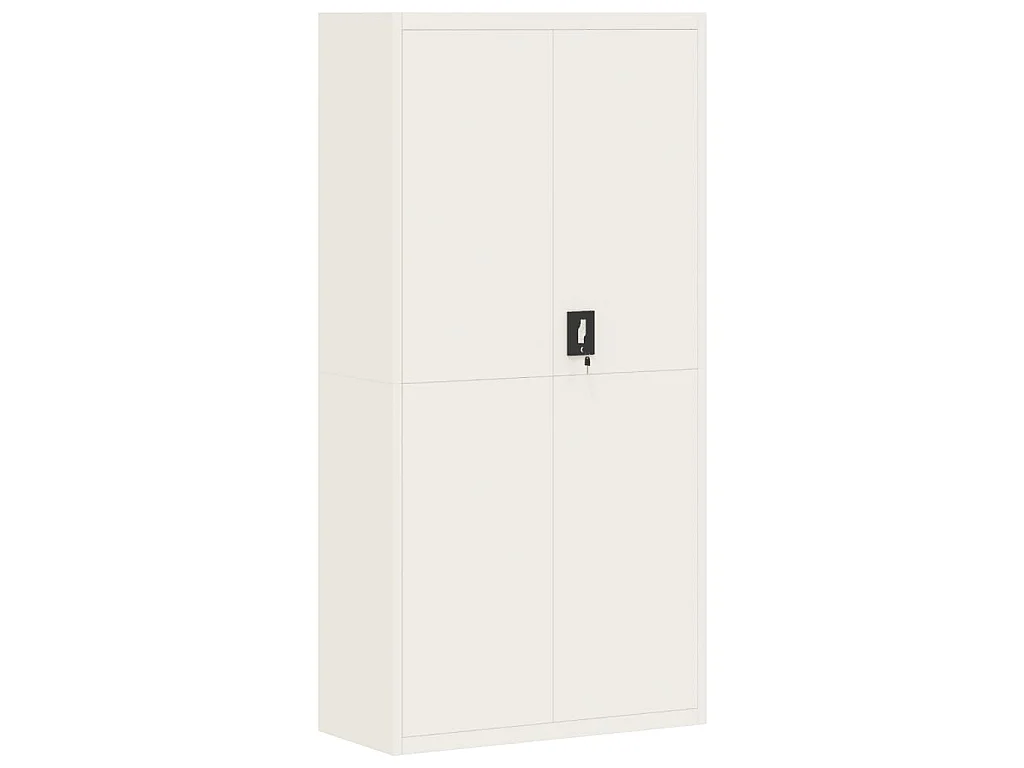 Classeur blanc 90x40x180 cm acier