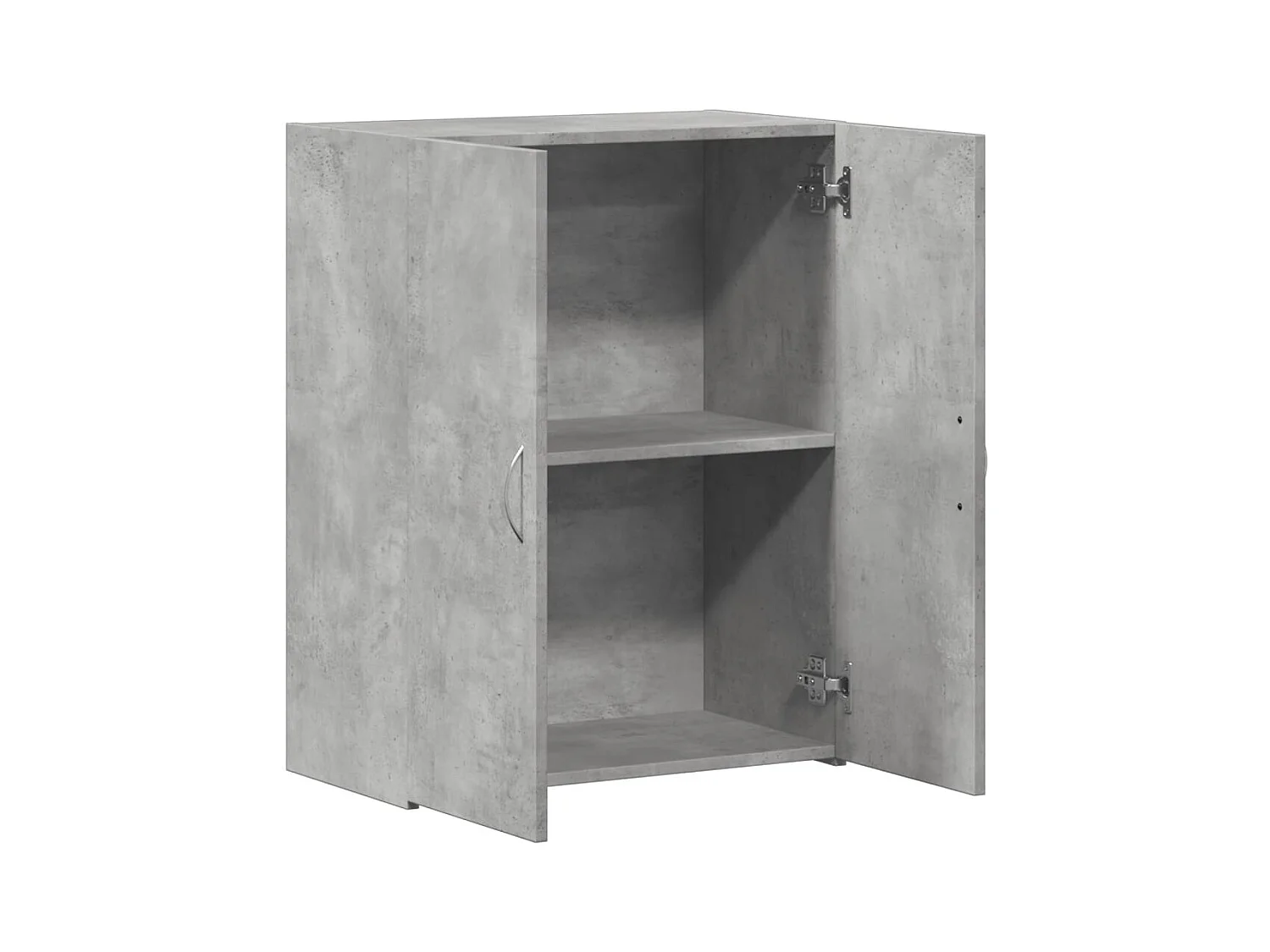 Armoire de classement gris béton bois d'ingénierie