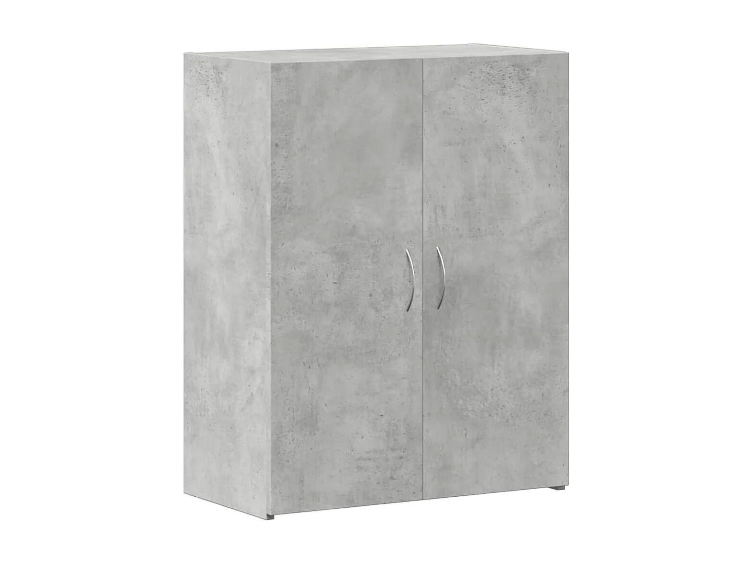 Armoire de classement gris béton bois d'ingénierie