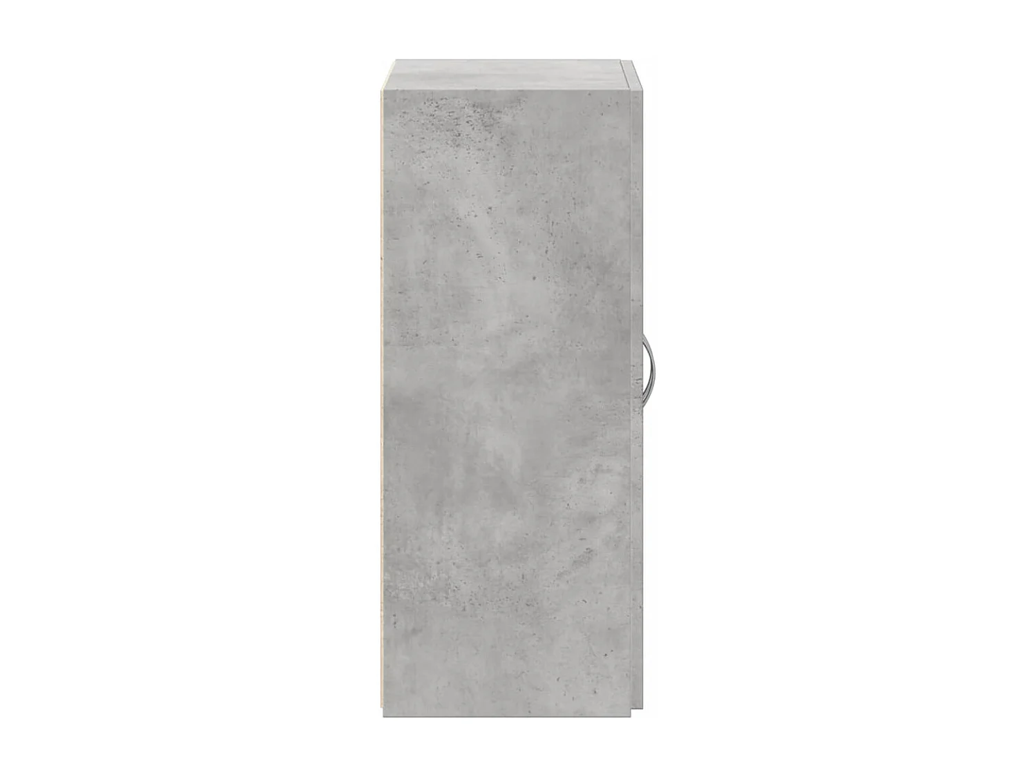 Armoire de classement gris béton bois d'ingénierie