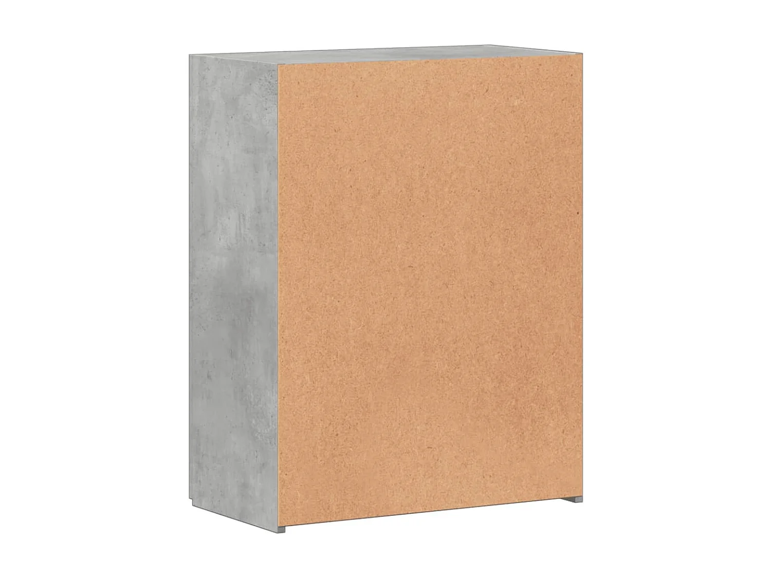 Armoire de classement gris béton bois d'ingénierie