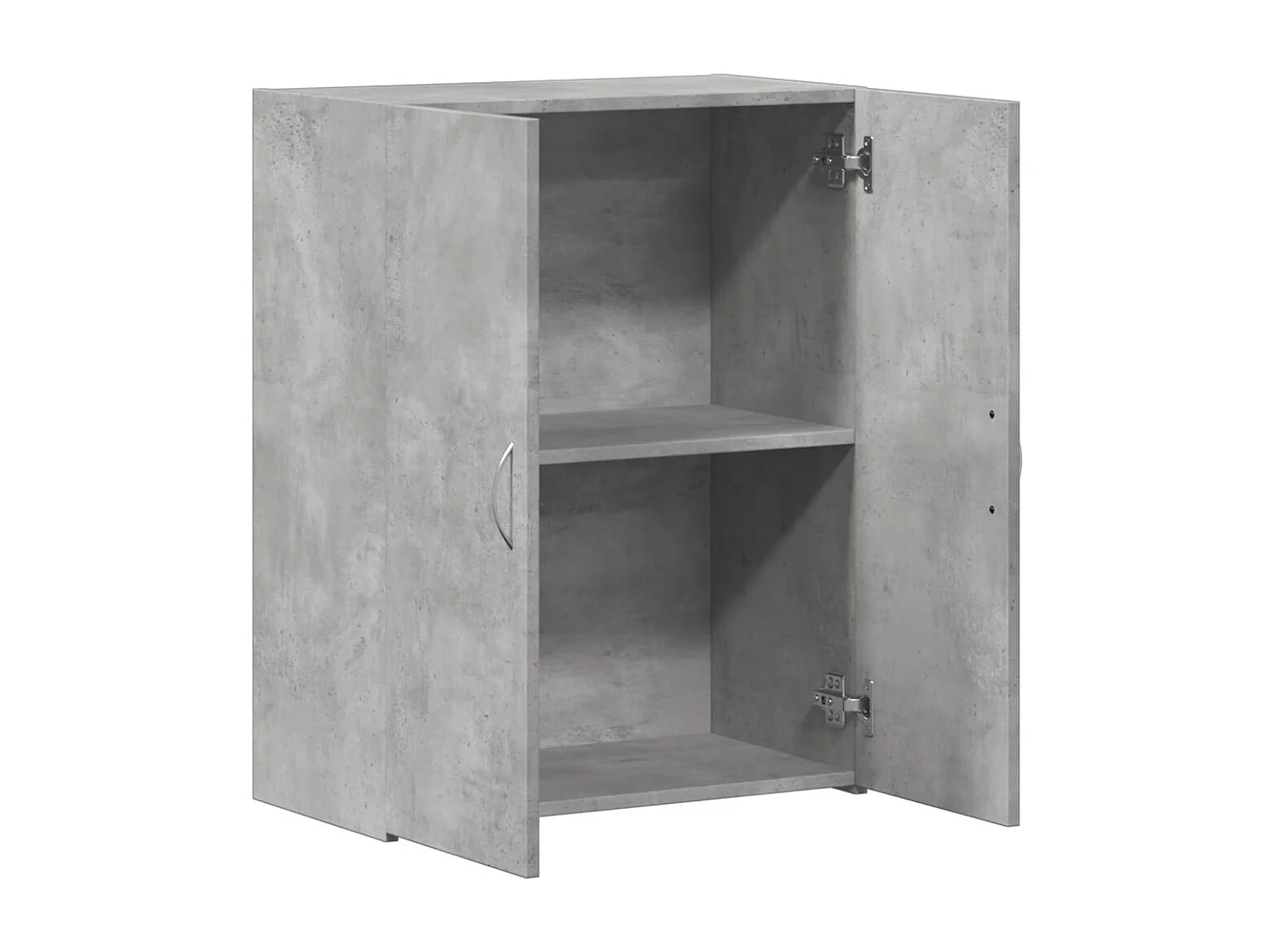 Armoire de classement gris béton bois d'ingénierie