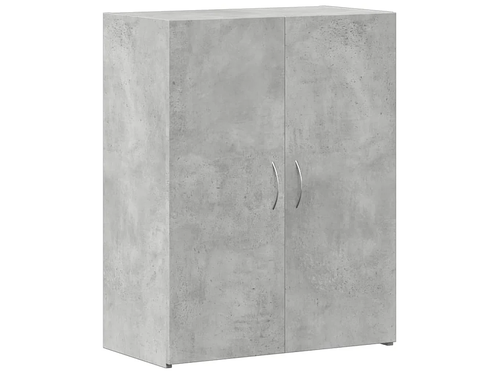 Arquivador 60x32x77,5 cm derivados de madeira cinzento cimento