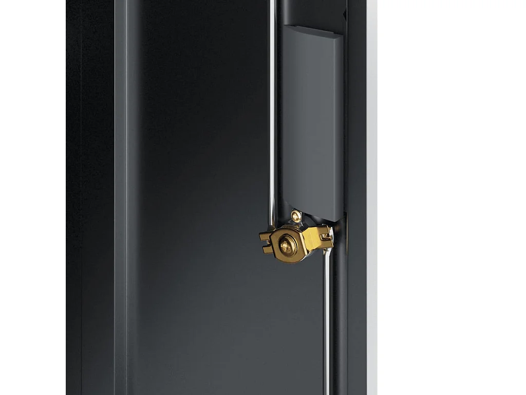 Aktenschrank Anthrazit 79x40x90 cm Stahl