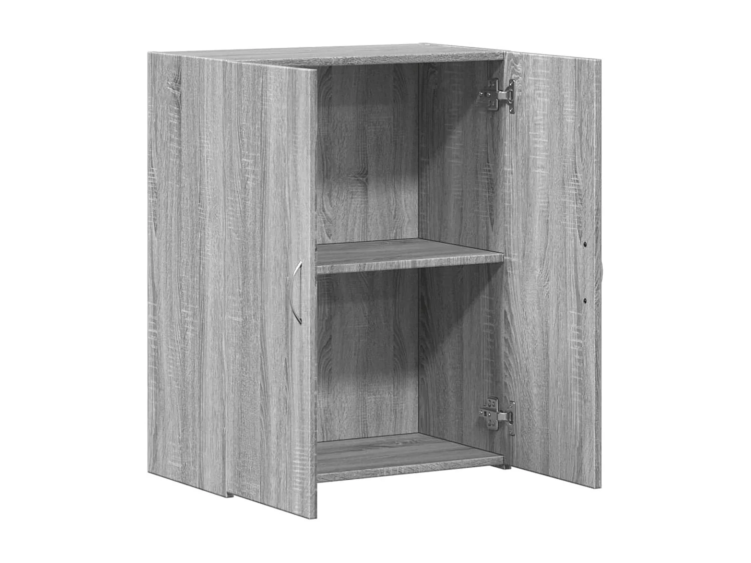 Archiefkast 60x32x77,5 cm bewerkt hout grijs sonoma eiken