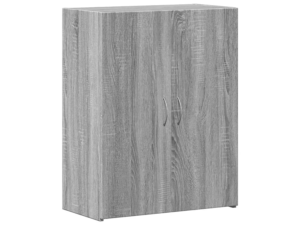 Archiefkast 60x32x77,5 cm bewerkt hout grijs sonoma eiken
