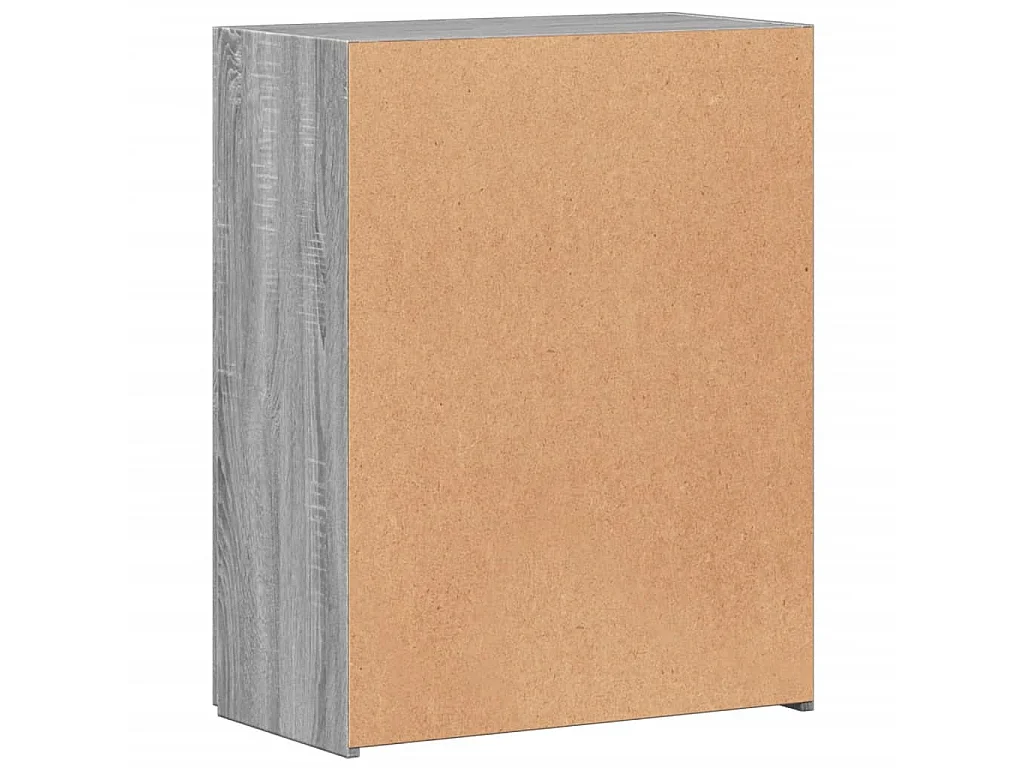 Armoire de classement sonoma gris bois d'ingénierie