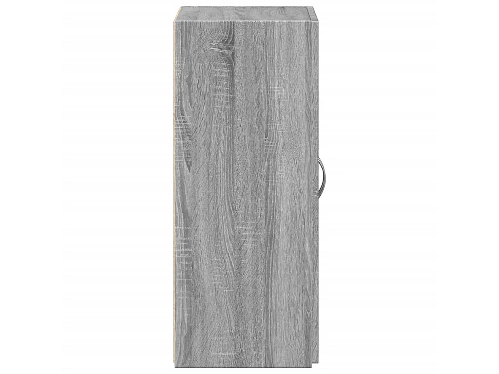 Armoire de classement sonoma gris bois d'ingénierie