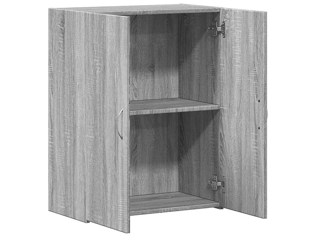 Armoire de classement sonoma gris bois d'ingénierie