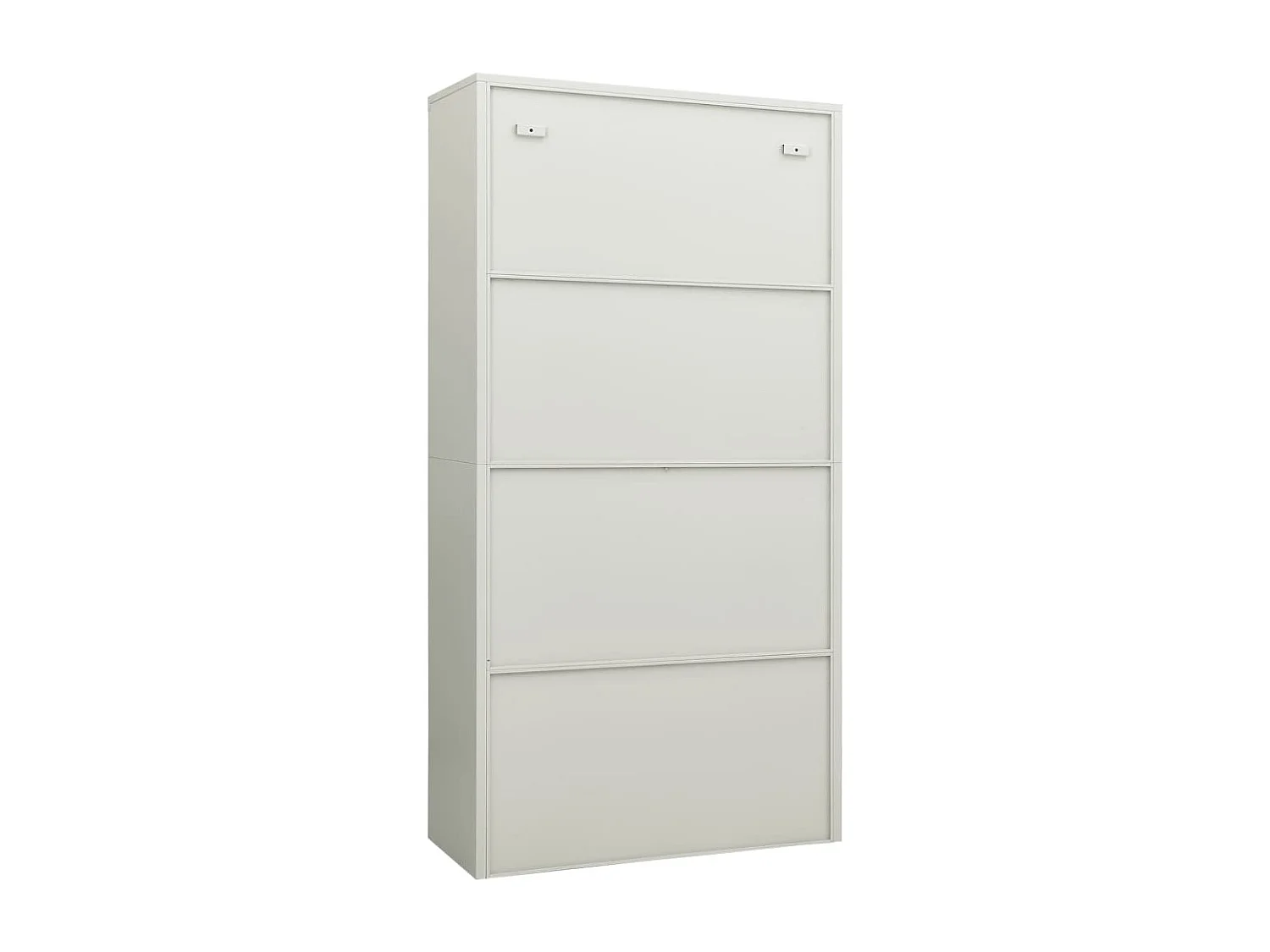 Armoire à casiers Gris clair 90x40x180 cm Acier