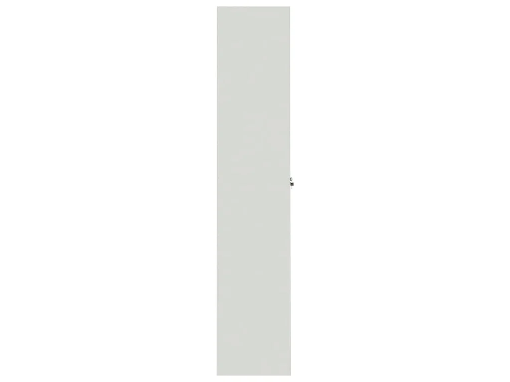 Classeur gris clair 90x40x200 cm acier