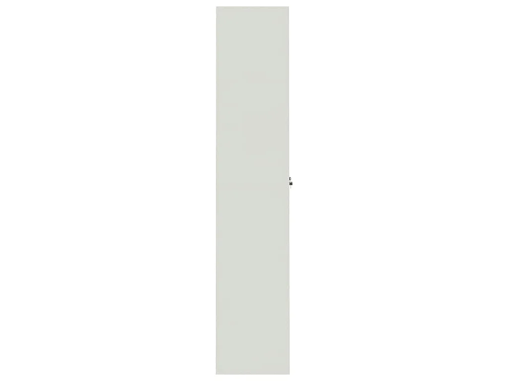 Armadio Classificatore Grigio Chiaro 90x40x200 cm in Acciaio