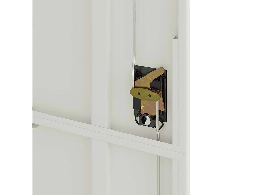 Armadio Classificatore Grigio Chiaro 90x40x200 cm in Acciaio