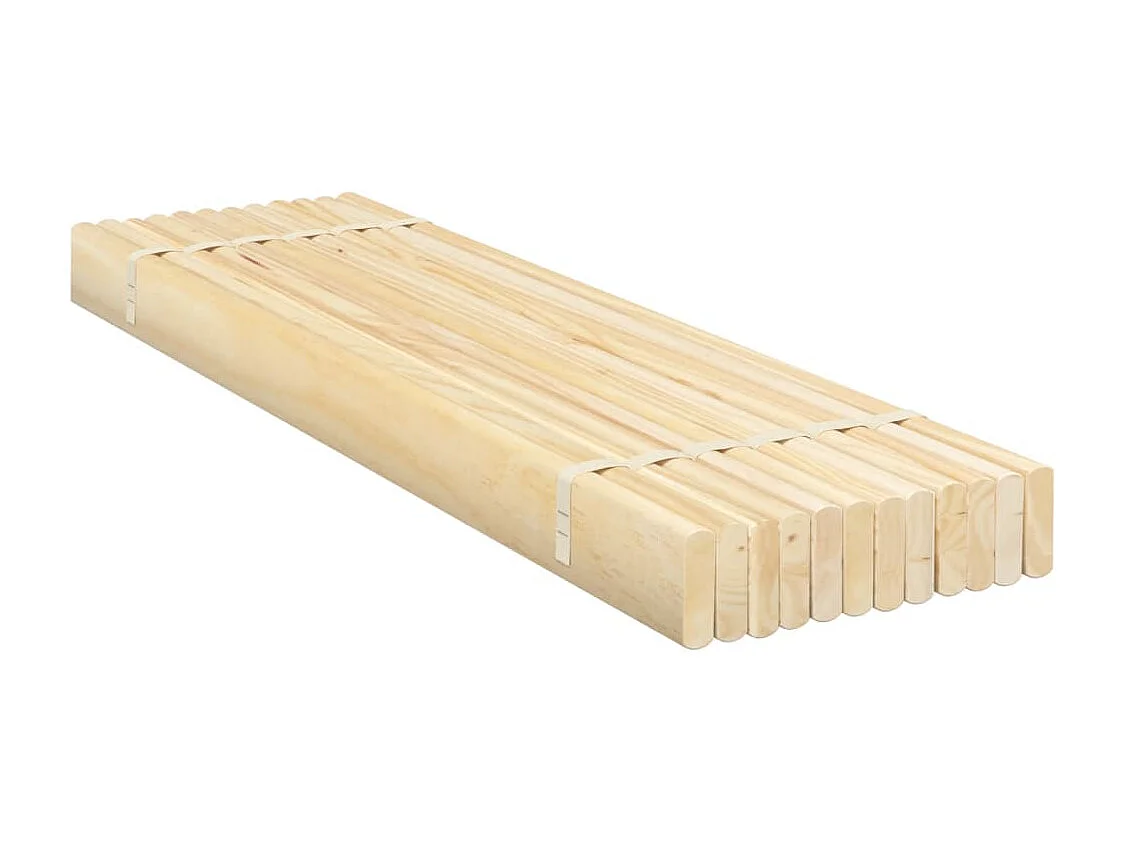 Lattes de lit 70x200 cm bois de pin massif