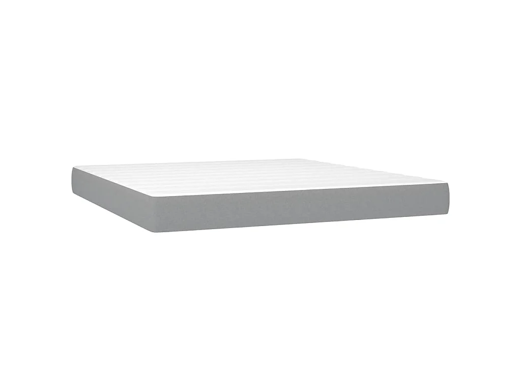 Letto con Materasso Marrone Cera 140x190cm Legno Massello Pino