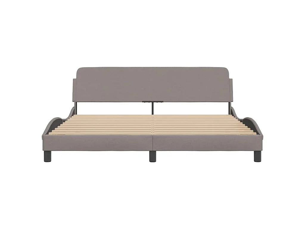 Bedframe "Dover" stof taupe 180x200 cm