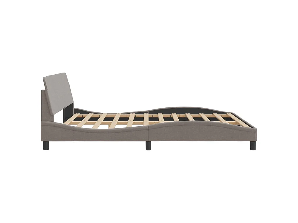 Bedframe "Dover" stof taupe 180x200 cm