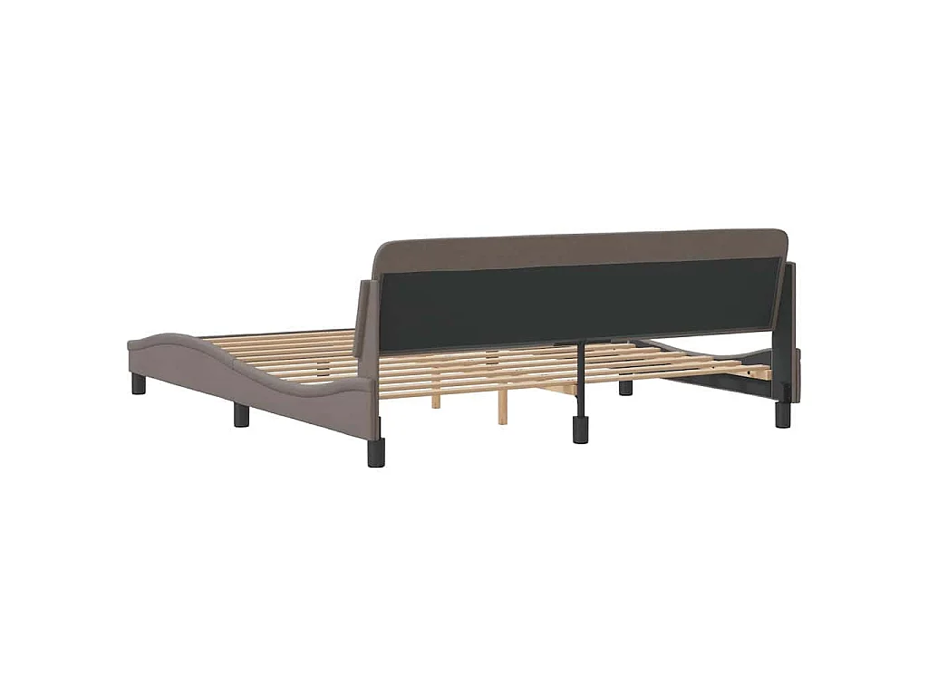 Bedframe "Dover" stof taupe 180x200 cm