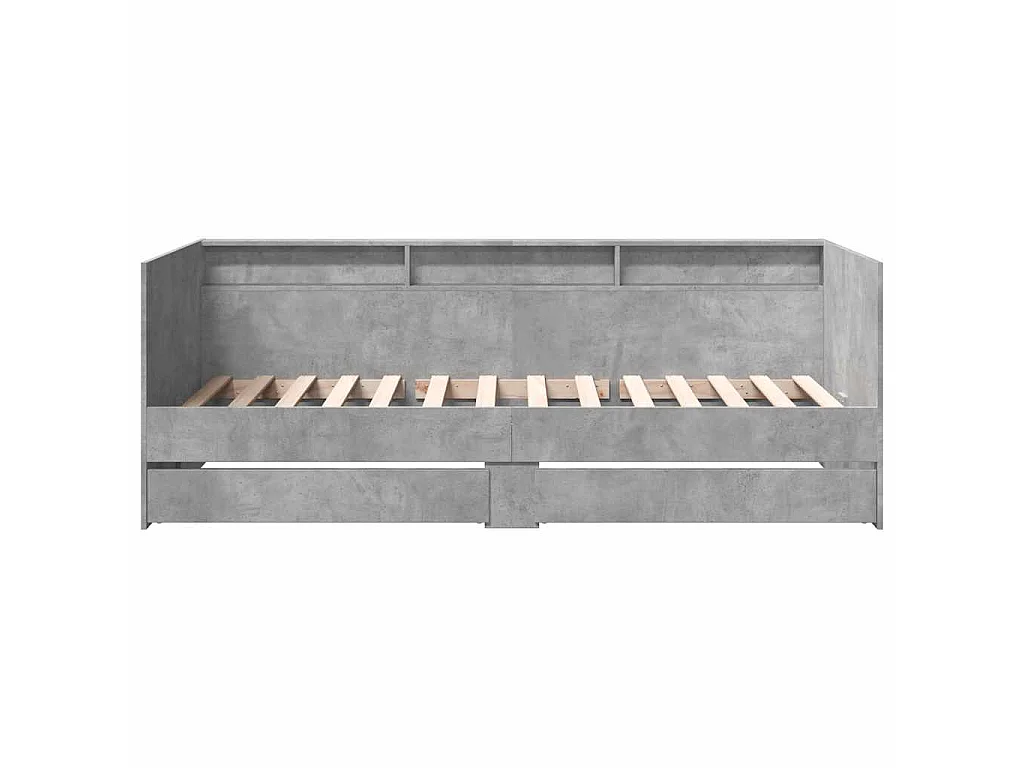 Divano Letto con Cassetti senza Materasso 75x190 cm