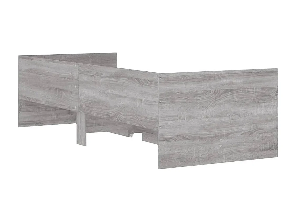 Giroletto con Cassetti Grigio Sonoma 90x190 cm
