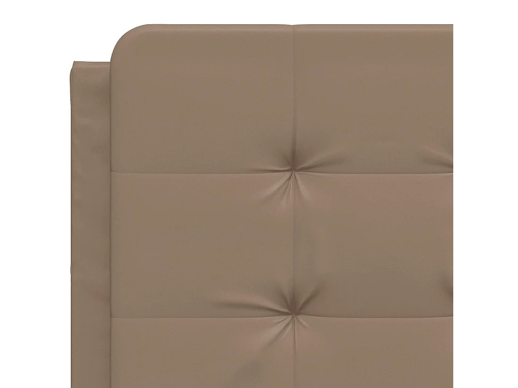Giroletto senza Materasso Zadar Cappuccino 120x200cm Similpelle