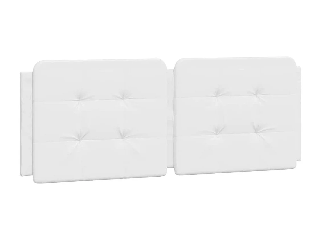 Bettgestell ohne Matratze "Zadar" Weiß 120x200 cm Kunstleder