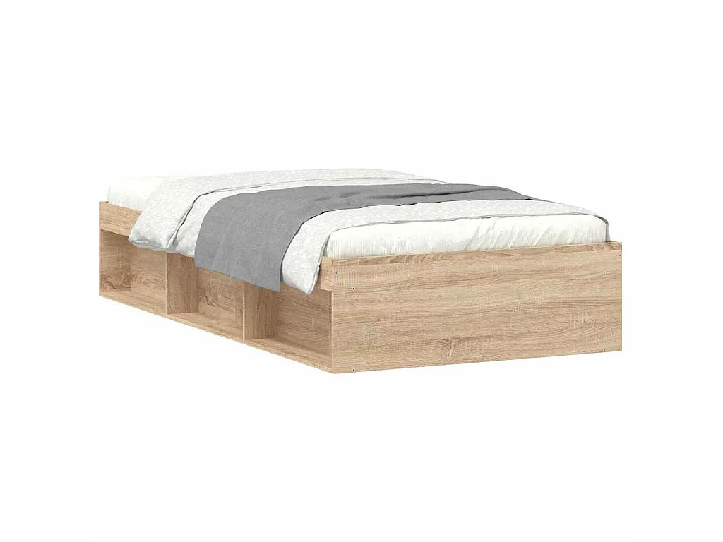 Estrutura de cama 90x200 cm carvalho sonoma