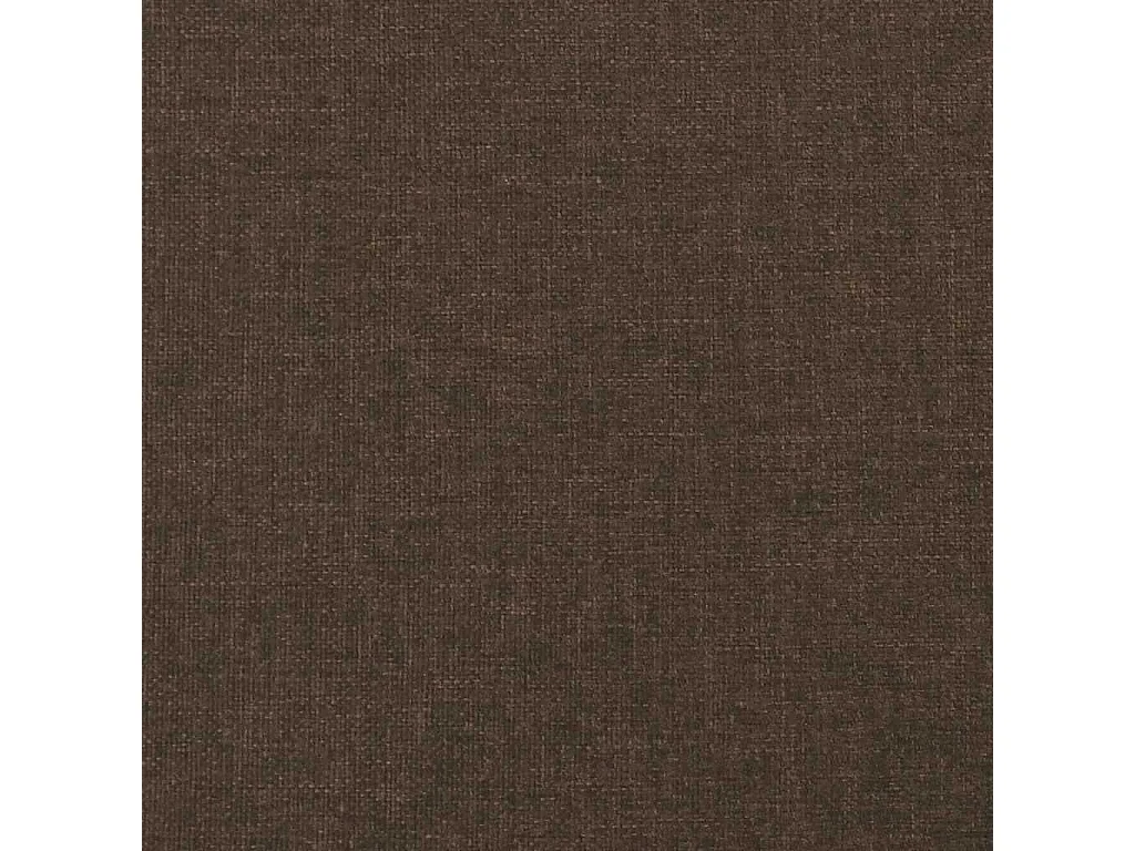 Sommier à lattes de lit et matelas marron foncé 120x190cm tissu