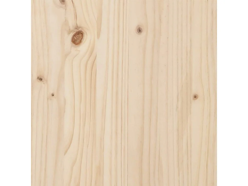 Estructura de cama de madera maciza de pino 160x200 cm
