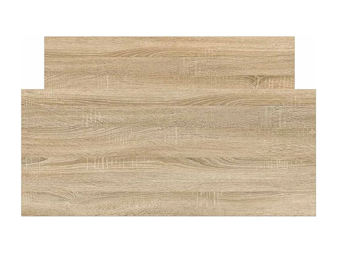 Cadre de lit sans matelas chêne sonoma 90x190 cm
