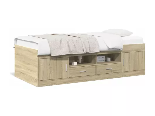 Kauf Unique Tagesbett mit Schubladen Sonoma-Eiche 75x190 cm Holzwerkstoff