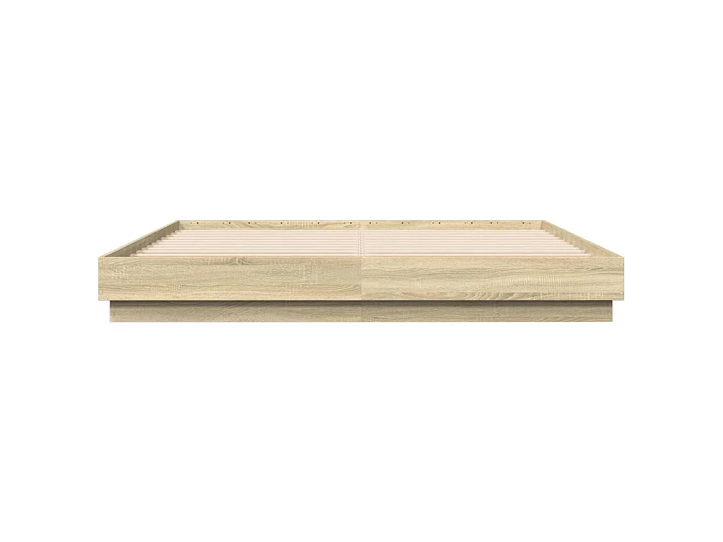 Giroletto con Luci LED Rovere Sonoma 200x200 cm