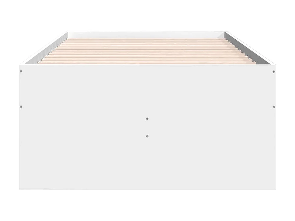 Slaapbank met lades zonder matras 100x200 cm wit