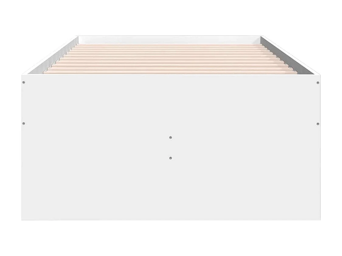 Slaapbank met lades zonder matras 100x200 cm wit