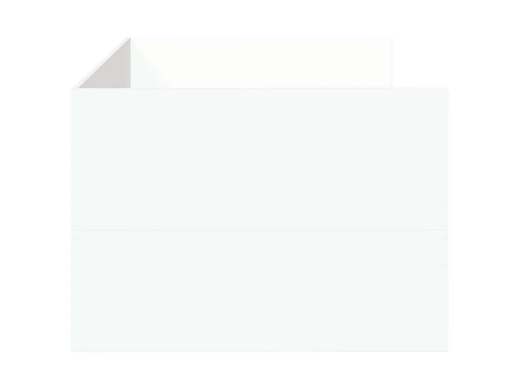 Lit de jour avec tiroirs sans matelas blanc 100x200 cm