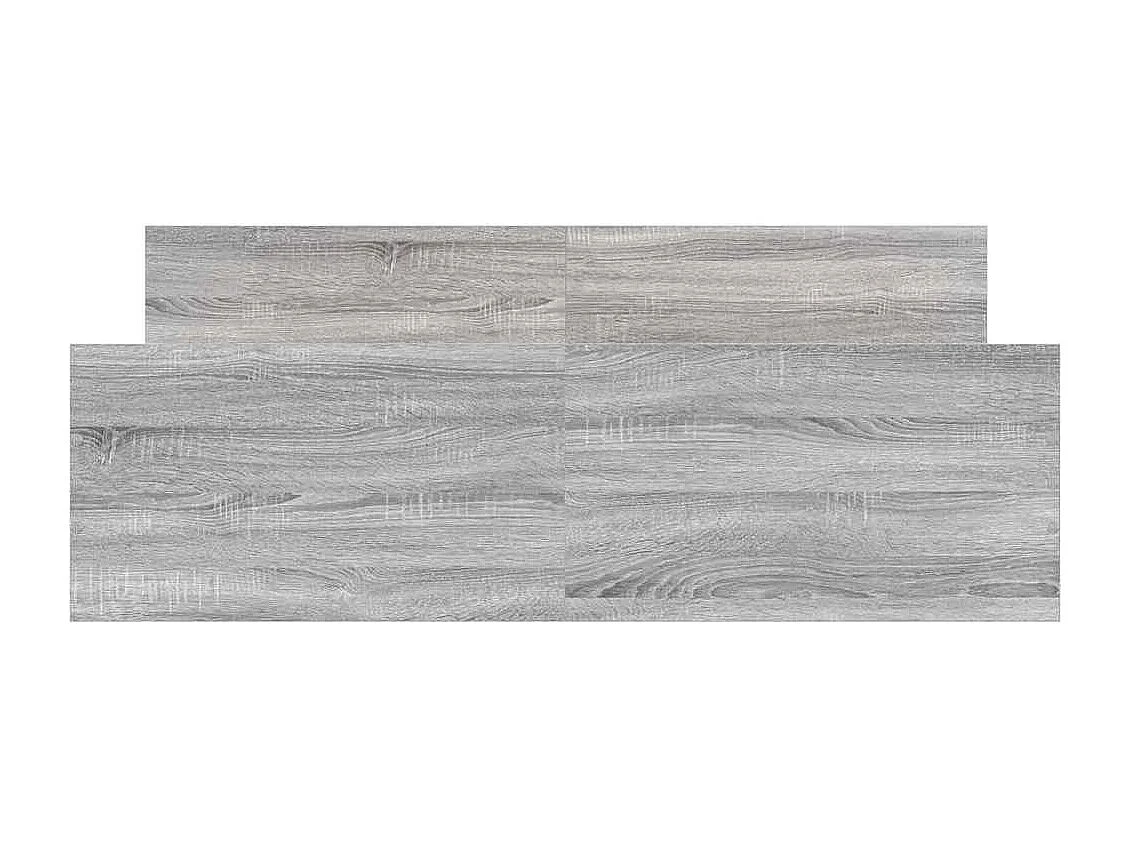 Cadre de lit sans matelas sonoma gris 140x200 cm