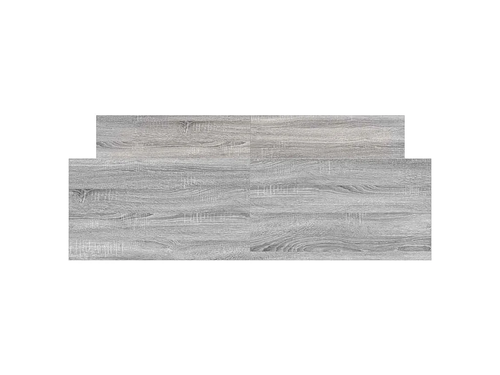 Cadre de lit sans matelas sonoma gris 140x200 cm